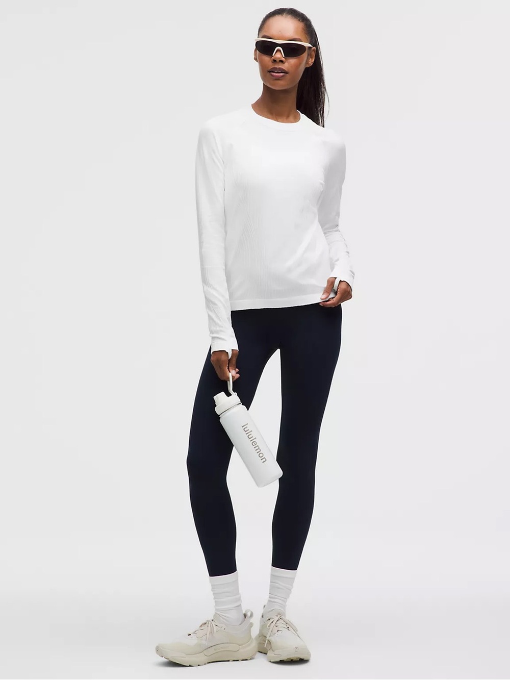 Lululemon Rest Less Variegated Ribbed Pullover - Picture 4 of 5